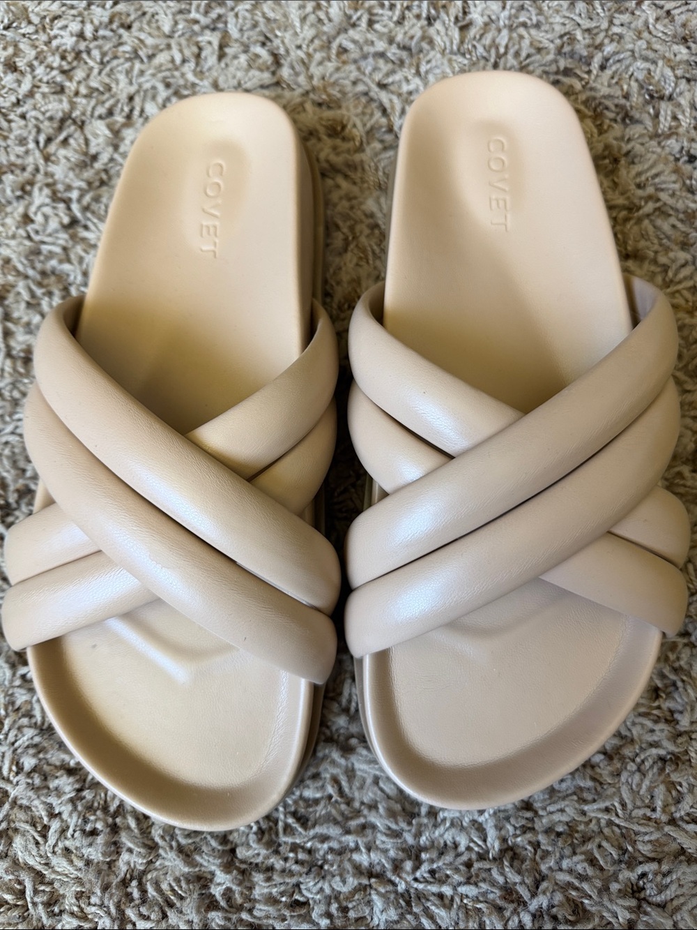 Covet Women's Crisscross Slides - Picture 6 of 9